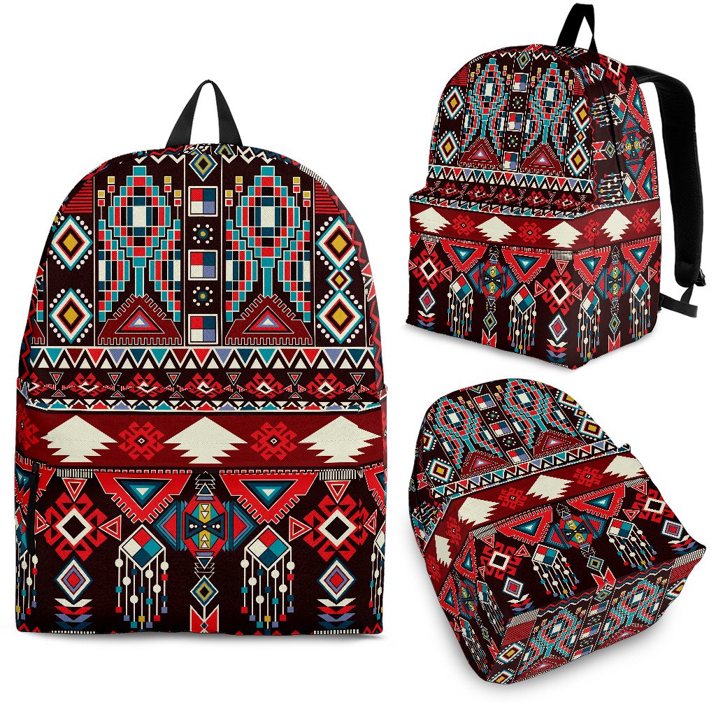 Tribal Aztec Indians Native American Premium Backpack - JorJune