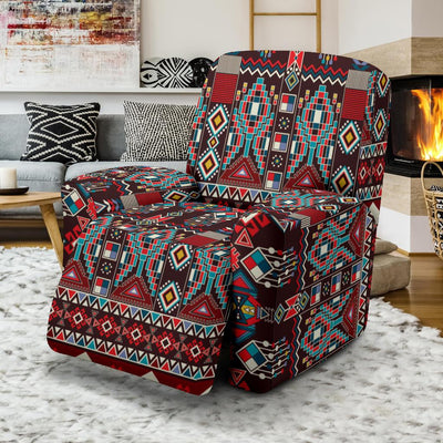 Tribal Aztec Indians native american Recliner Slipcover-JORJUNE.COM