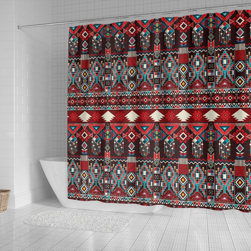 Tribal Aztec Indians Native American Shower Curtain