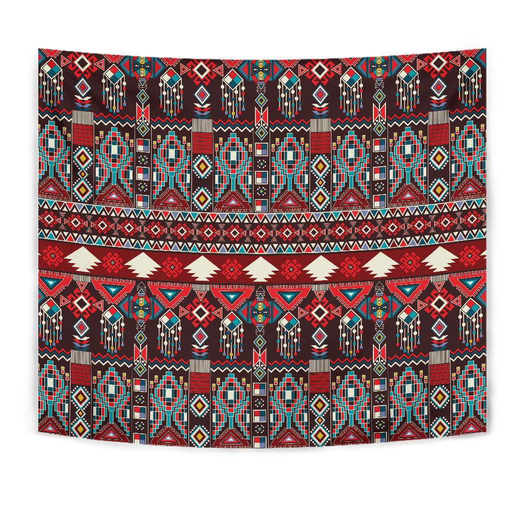 Tribal Aztec Indians native american Tapestry