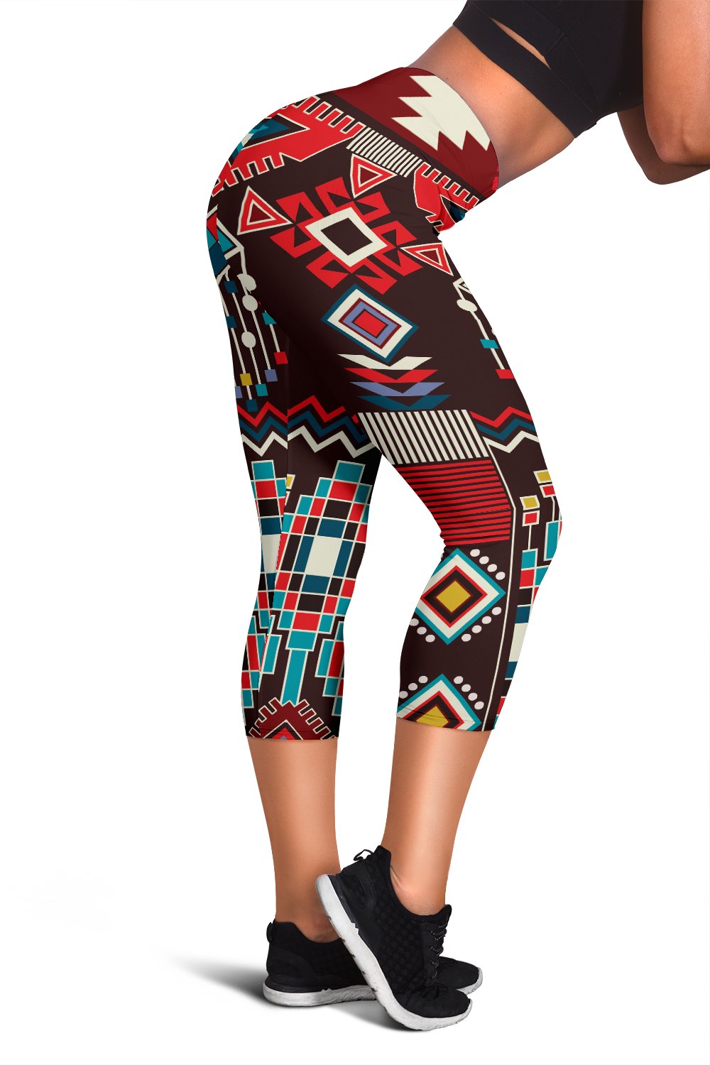 Tribal Aztec Indians Native American Women Capris