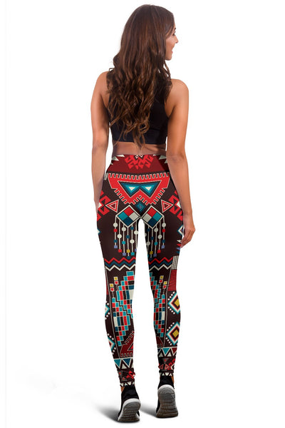 Tribal Aztec Indians Native American Women Leggings