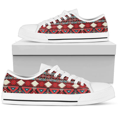 Tribal Aztec Indians native american Women Low Top Shoes