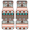 Tribal Aztec Indians pattern Front and Back Car Floor Mats