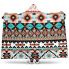 Tribal Aztec Indians pattern Hooded Blanket-JORJUNE.COM