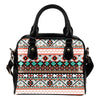Tribal Aztec Indians pattern Leather Shoulder Handbag