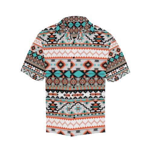 Tribal Aztec Indians pattern Men Hawaiian Shirt