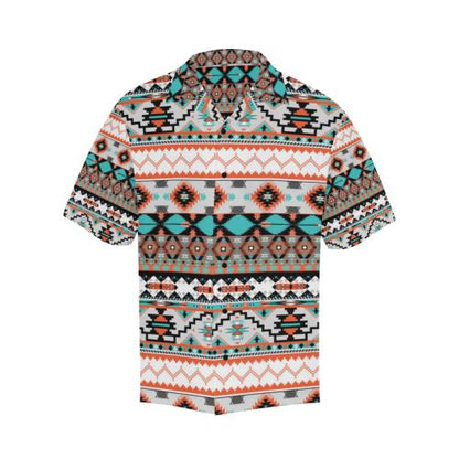 Tribal Aztec Indians pattern Men Hawaiian Shirt