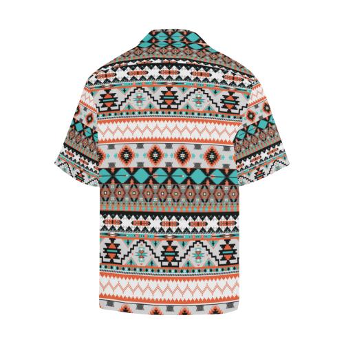 Tribal Aztec Indians pattern Men Hawaiian Shirt