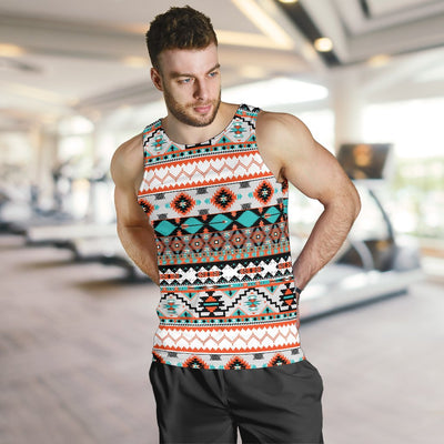 Tribal Aztec Indians pattern Men Tank Top