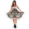 Tribal Aztec Indians Pattern Sleeveless Mini Dress