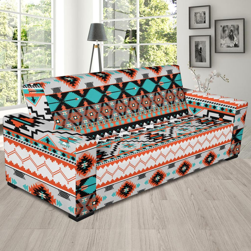 Tribal Aztec Indians pattern Sofa Slipcover-JORJUNE.COM