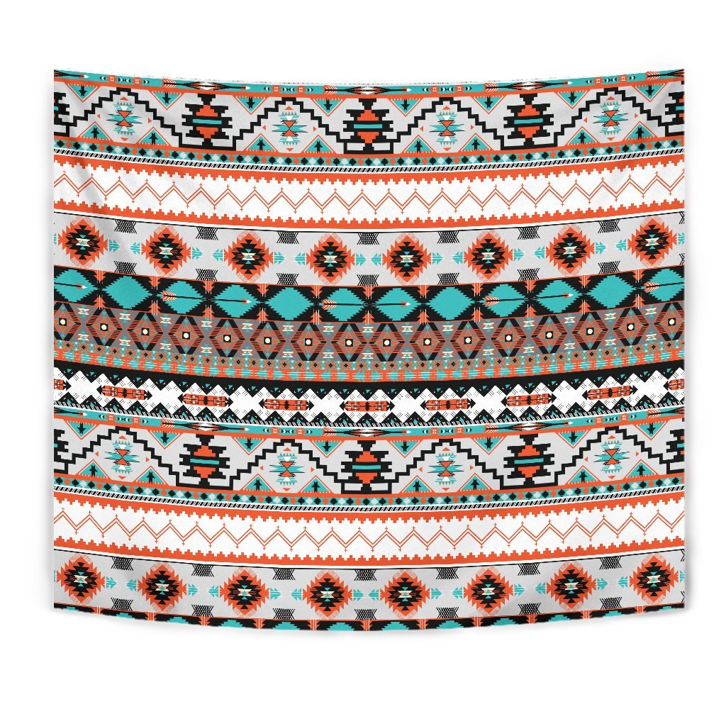 Tribal Aztec Indians pattern Wall Tapestry