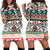 Tribal Aztec Indians Pattern Women Hoodie Dress