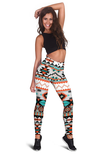 Tribal Aztec Indians Pattern Women Leggings