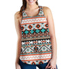 Tribal Aztec Indians pattern Women Racerback Tank Top