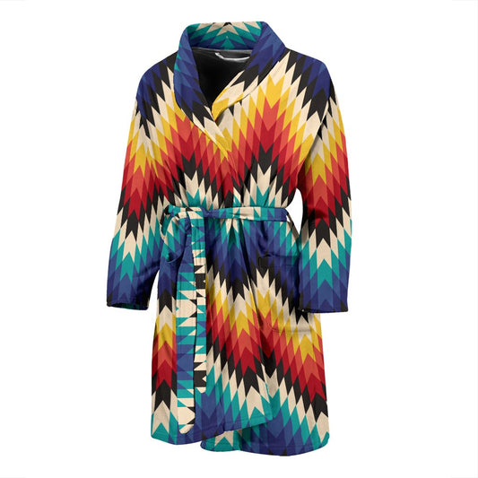 Tribal Aztec Men Bath Robe