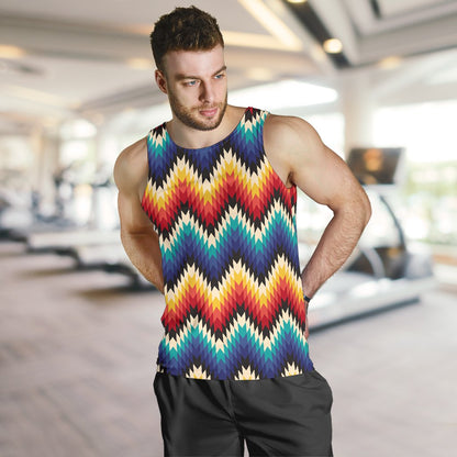 Tribal Aztec Men Tank Top