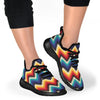 Tribal Aztec Mesh Knit Sneakers Shoes