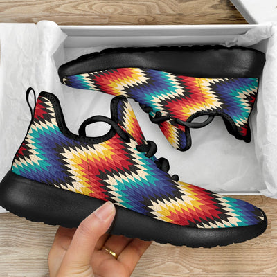 Tribal Aztec Mesh Knit Sneakers Shoes