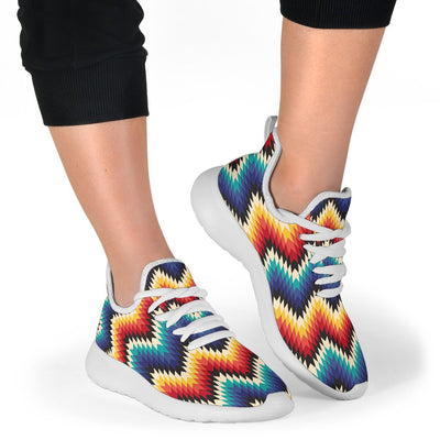 Tribal Aztec Mesh Knit Sneakers Shoes