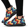 Tribal Aztec Mesh Knit Sneakers Shoes