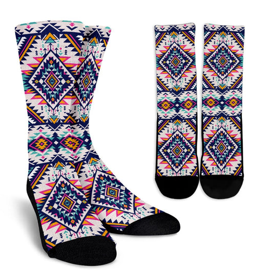 Tribal Aztec native american Crew Socks