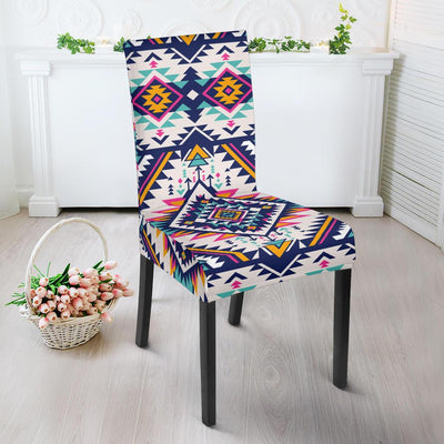 Tribal Aztec native american Dining Chair Slipcover-JORJUNE.COM