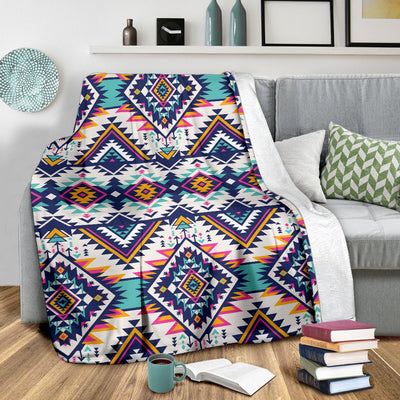 Tribal Aztec Native American Fleece Blanket