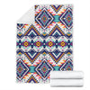 Tribal Aztec Native American Fleece Blanket