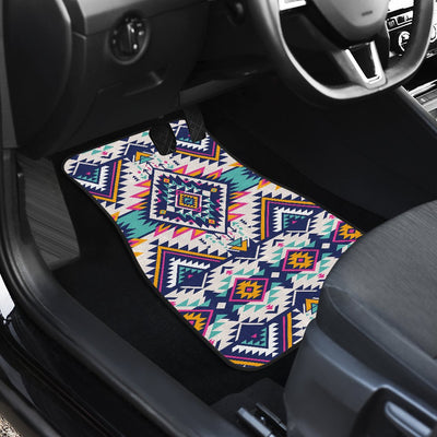 Tribal Aztec native american Front and Back Car Floor Mats