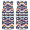 Tribal Aztec native american Front and Back Car Floor Mats