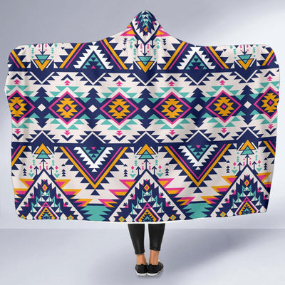 Tribal Aztec native american Hooded Blanket-JORJUNE.COM