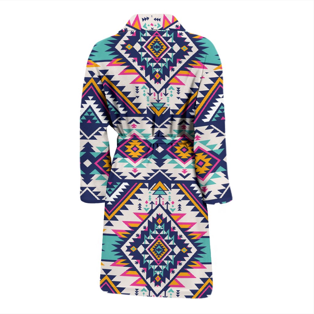 Tribal Aztec Native American Men Bath Robe