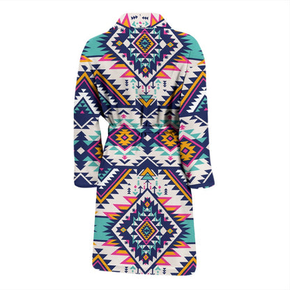 Tribal Aztec Native American Men Bath Robe