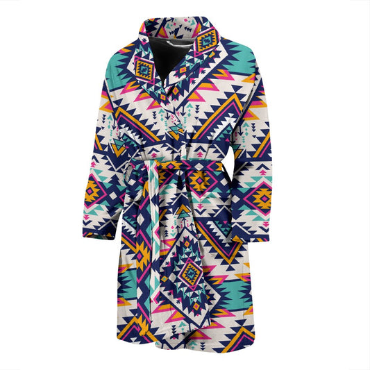 Tribal Aztec Native American Men Bath Robe