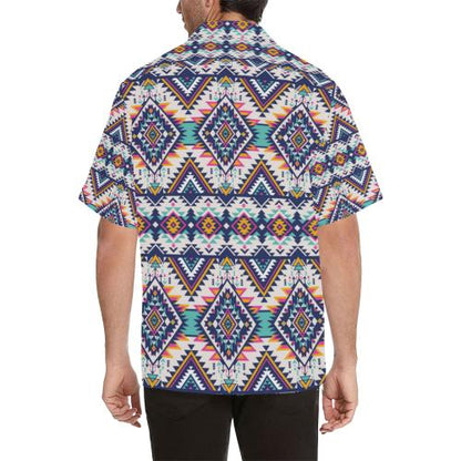 Tribal Aztec native american Men Hawaiian Shirt