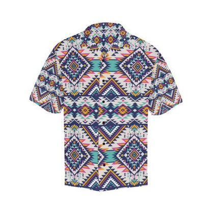 Tribal Aztec native american Men Hawaiian Shirt