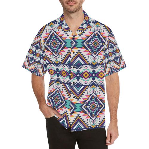 Tribal Aztec native american Men Hawaiian Shirt