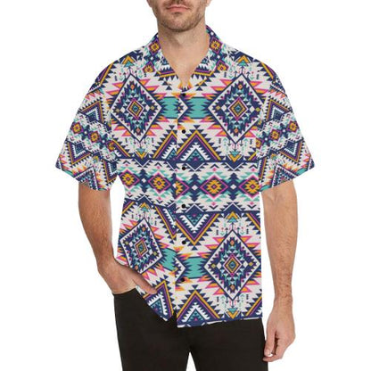 Tribal Aztec native american Men Hawaiian Shirt