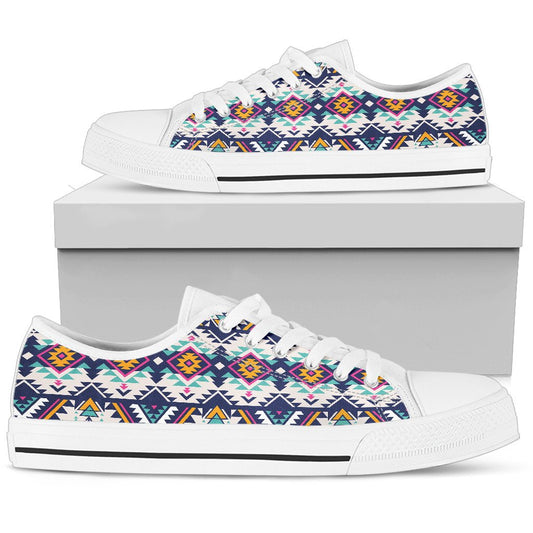 Tribal Aztec native american Men Low Top Shoes