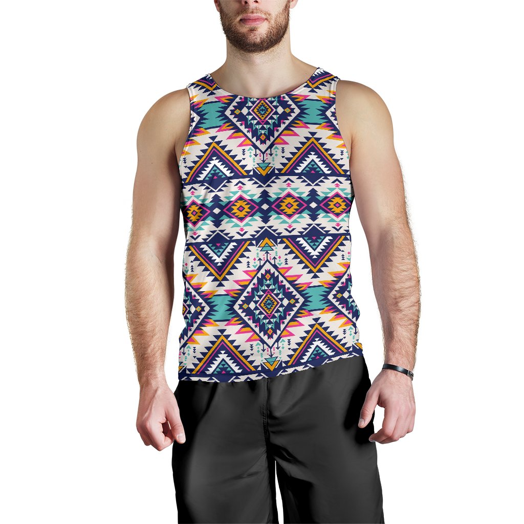 Tribal Aztec native american Men Tank Top