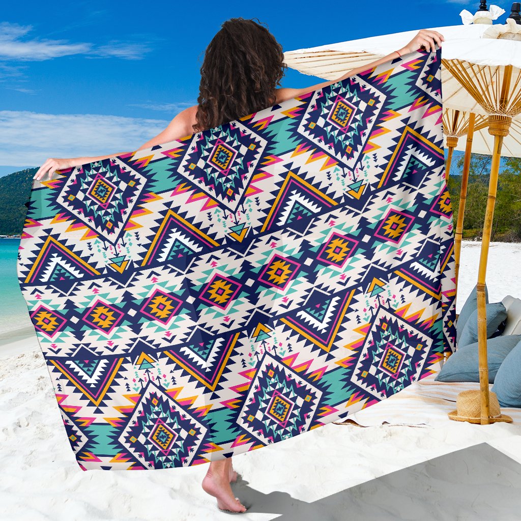 Tribal Aztec Native American Sarong Pareo Wrap