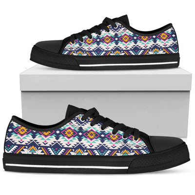 Tribal Aztec native american Women Low Top Shoes