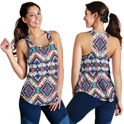 Tribal Aztec native american Women Racerback Tank Top