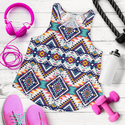 Tribal Aztec native american Women Racerback Tank Top