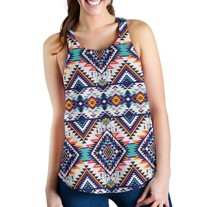 Tribal Aztec native american Women Racerback Tank Top