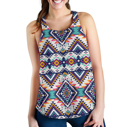 Tribal Aztec native american Women Racerback Tank Top