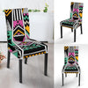 Tribal Aztec Triangle Dining Chair Slipcover-JORJUNE.COM