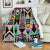 Tribal Aztec Triangle Fleece Blanket